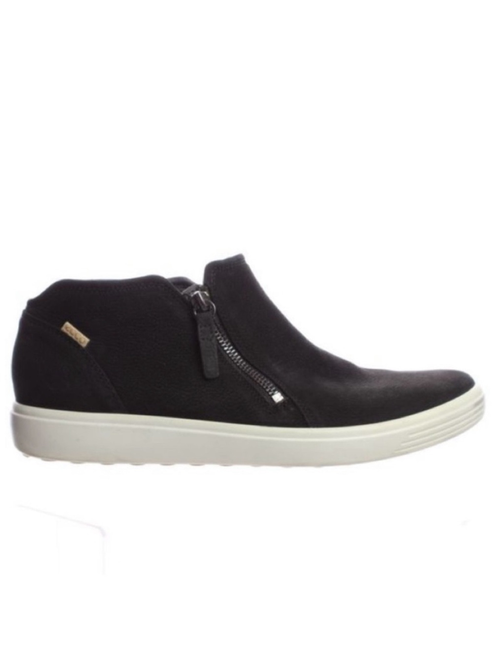 Ecco Soft Nubuck Leather Zip Ankle Boot - Picture 3 of 17
